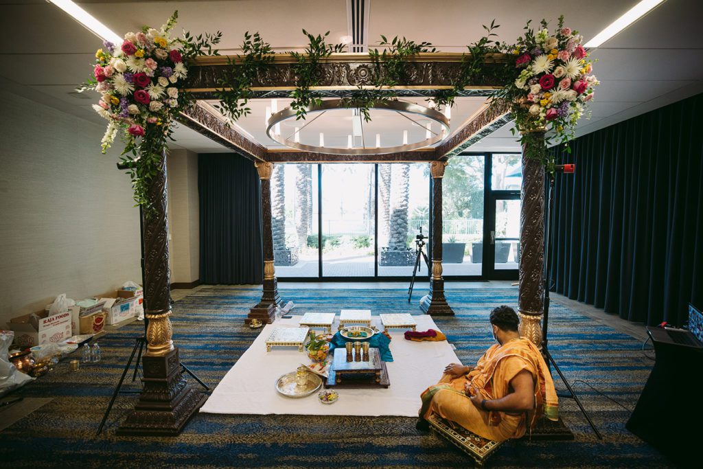 Private Ceremony room at Hyatt Gainey Ranch where Live Stream took place